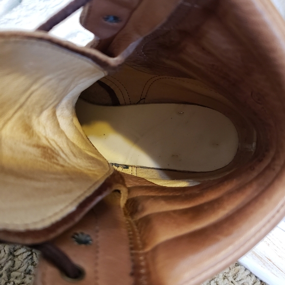 Justin Boots lace up boots size 6½ made in USA - Picture 13 of 15